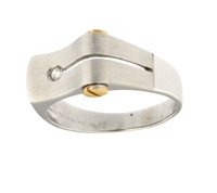Anello Soranzo Gioielli Uomo in Oro bianco Zircone DZ10004715 - DZ10004715